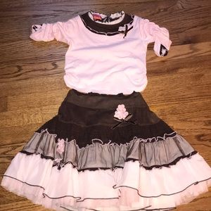 2 piece girls outfit